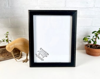 SHIPS TODAY - 8x10" Picture Frame - 1x1 Outside Cove Style with Vintage Black Finish 8 x 10 Frame - In Stock - 8x10 Gift Frame