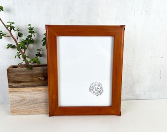 SHIPS TODAY - 8.5 x 11 Picture Frame - 1.5 Flared Style with Solid Wood Tone Finish - In Stock - 8.5x11 inch Picture Frame Gallery