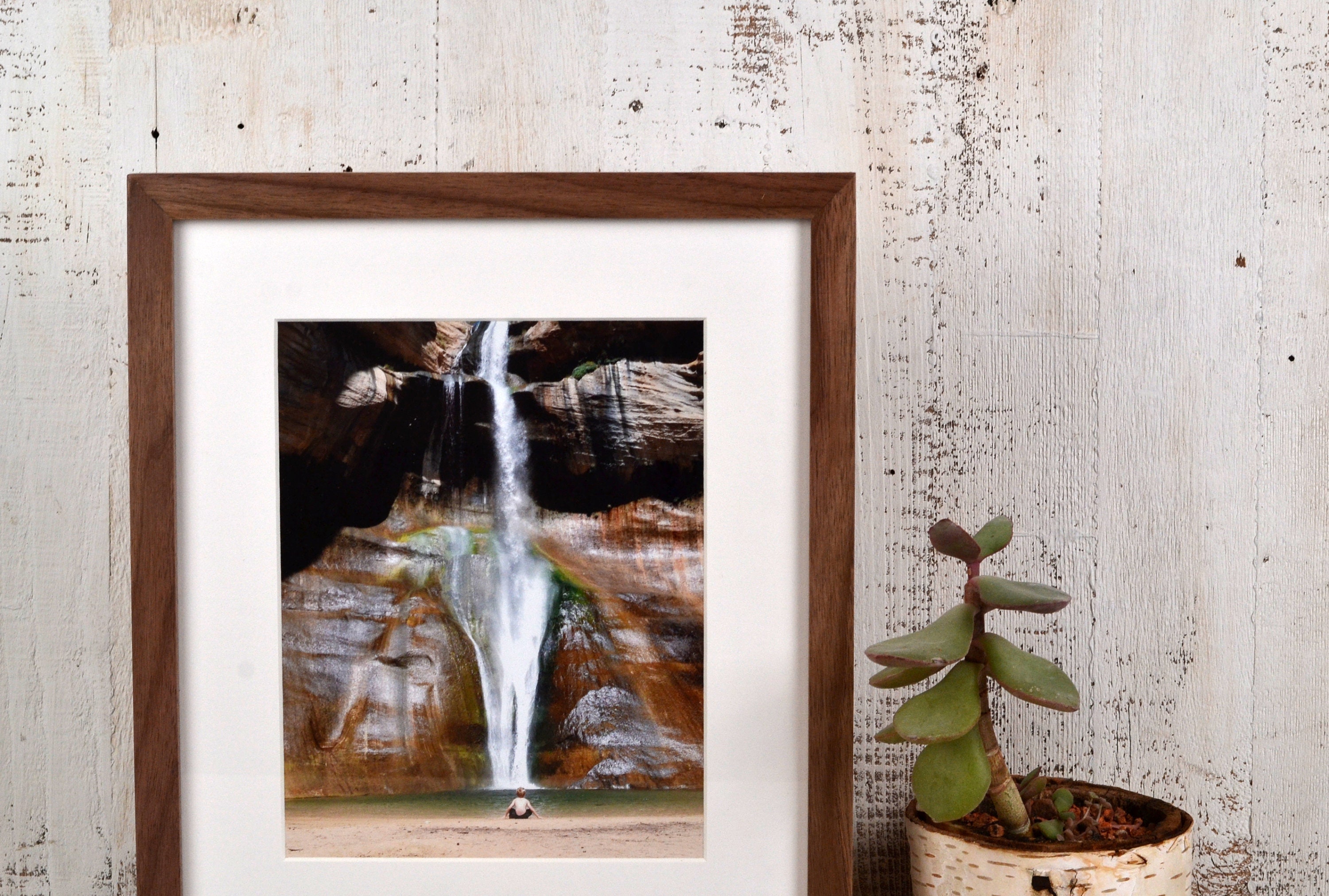 11x13 Picture Frame In Peewee Style With Solid Natural Walnut Finish In Stock Same Day Shipping Frame 11 X 13 Inches