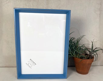 SHIPS TODAY - A3 Size Picture Frame in Park Slope Style with Vintage Cobalt Blue Finish - In Stock - 297 x 420 mm - 11.7 x 16.5 inches
