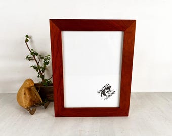 9x12 Picture Frame - SHIPS RIGHT AWAY - 1.5 Cherry Standard Style with Solid Wood Tone Finish - In Stock - Handmade Frame 9 x 12 inch size
