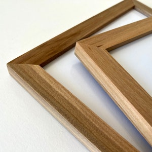 Solid Natural WILLOW Wood Picture Frame 1.5" Wide Style Choose your frame size 2x6, 2x2 up to 24x36 inches image 3