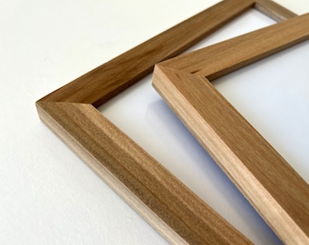 Solid Natural WILLOW Wood Picture Frame 1.5" Wide Style Choose your frame size 2x6, 2x2 up to 24x36 inches