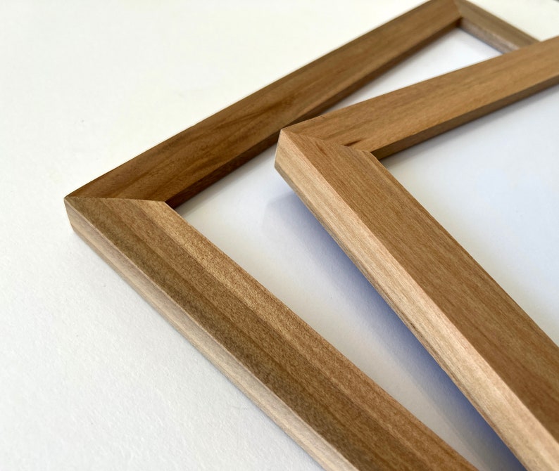 Solid Natural WILLOW Wood Picture Frame 1.5" Wide Style Choose your frame size 2x6, 2x2 up to 24x36 inches image 3