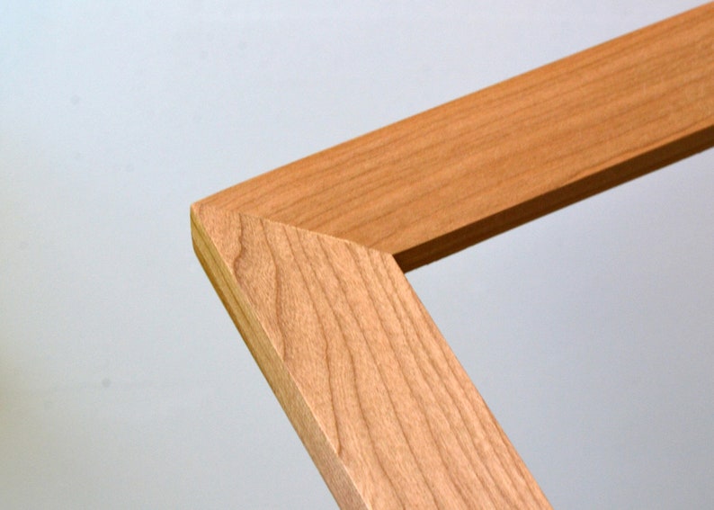 Solid Natural Cherry Picture Frame 1 5 Wide Style Choose Image 0
