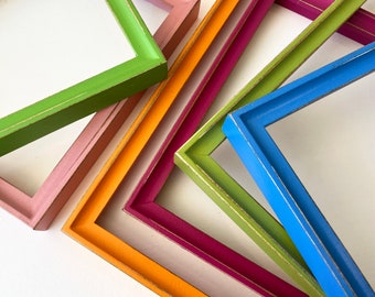 Vintage Color of Your Choice in Foxy Cove Style Choose your frame size: 2x2 up to 20x20 inches - Free Shipping