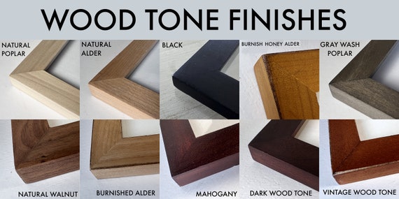tones frame design TONES FRAME DESIGN 11x14 Black Wood Picture frame with 8x10  Mat, Solid Wood Venner Finish Photo Frame, and Plexiglass Front for