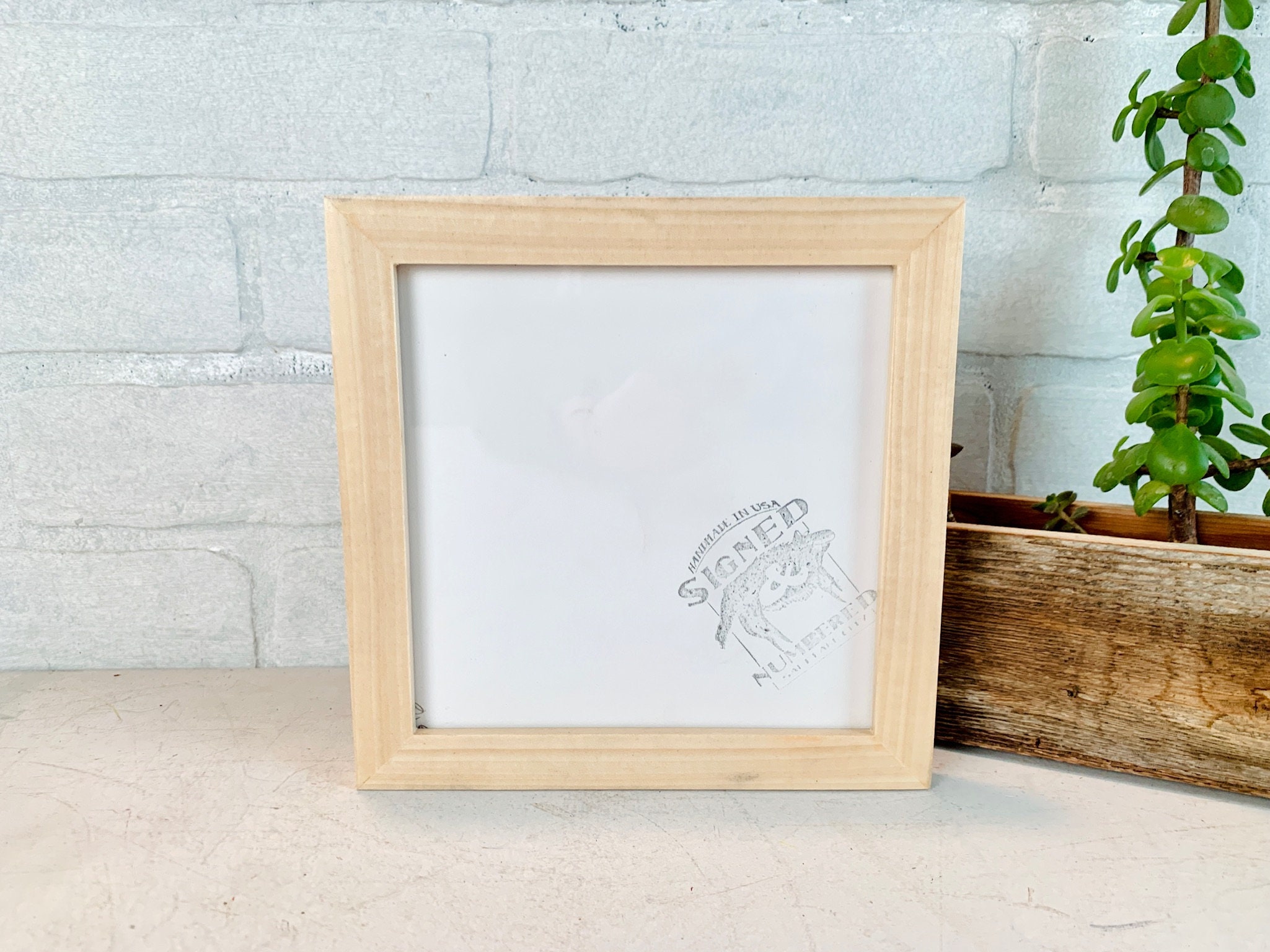 6x6 Picture Frame SHIPS TODAY Peewee Style With 