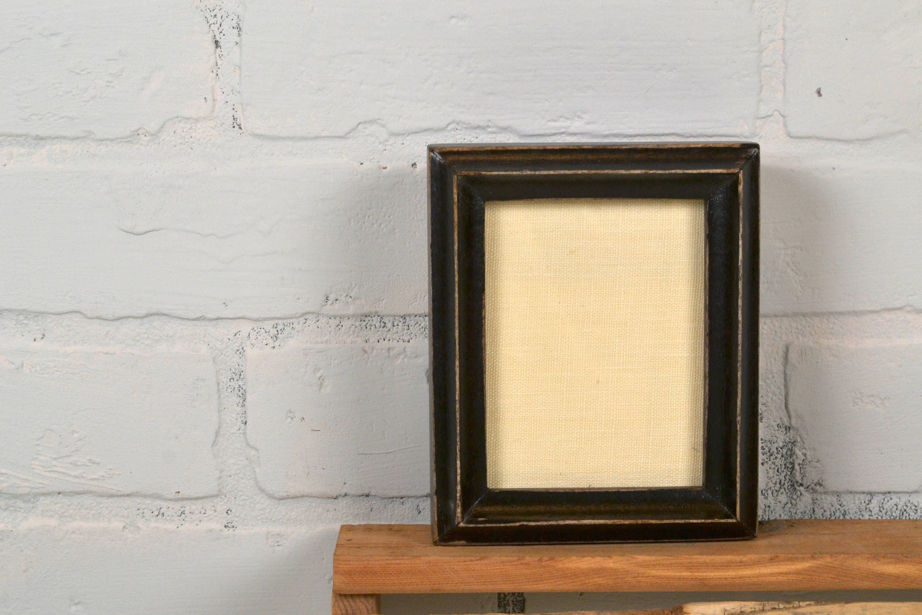 3 5x4 5 Aceo Wallet Size Picture Frame With Vintage Black Finish In Gallery Photo