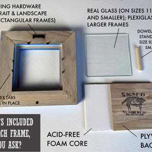 Solid Natural WILLOW Wood Picture Frame 1.5" Wide Style Choose your frame size 2x6, 2x2 up to 24x36 inches image 10