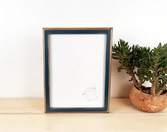 A4 Size Picture Frame in Vintage Color and Style of Your Choice - Solid Hardwood Frames - 210 x 297 mm - 8.3 x 11.7 inches European A 4 Size