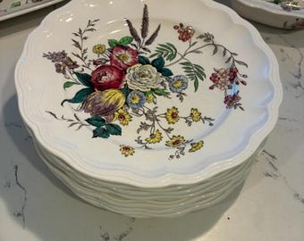 Copeland Spode Gainsborough 10 3/4" Dinner Plates Set of 4