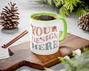 Custom Mug with Your Design, Personalized Coffee Cup, Create Your Own Gift, Custom Print Mug 11oz or 15oz, DIY Ceramic Mug, M0065