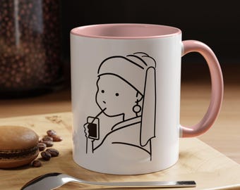 Minimalist Classic Art Mug | Funny Art Lover Gift | Meme Coffee Cup | Aesthetic Modern Art Mug | Unique Gift for Art Enthusiasts | M0007