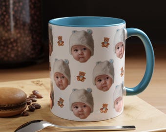 Custom Baby Face Mug | Personalized Photo Coffee Cup | Gift for Mom | Unique Mother's Day Gift | Gift For Her | Mother's day gift | M0009