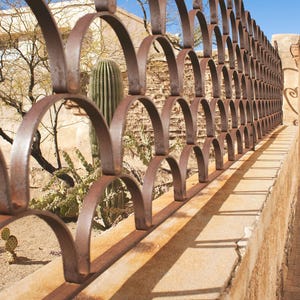 Misión española de Arizona Misión de San Xavier del Bac Paloma Blanca del Desierto foto descargable