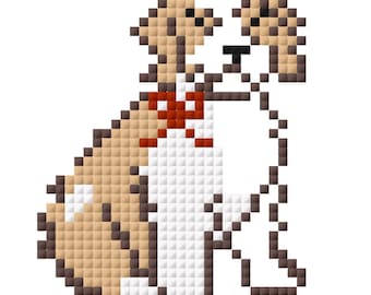 Plano de bordado para cachorro