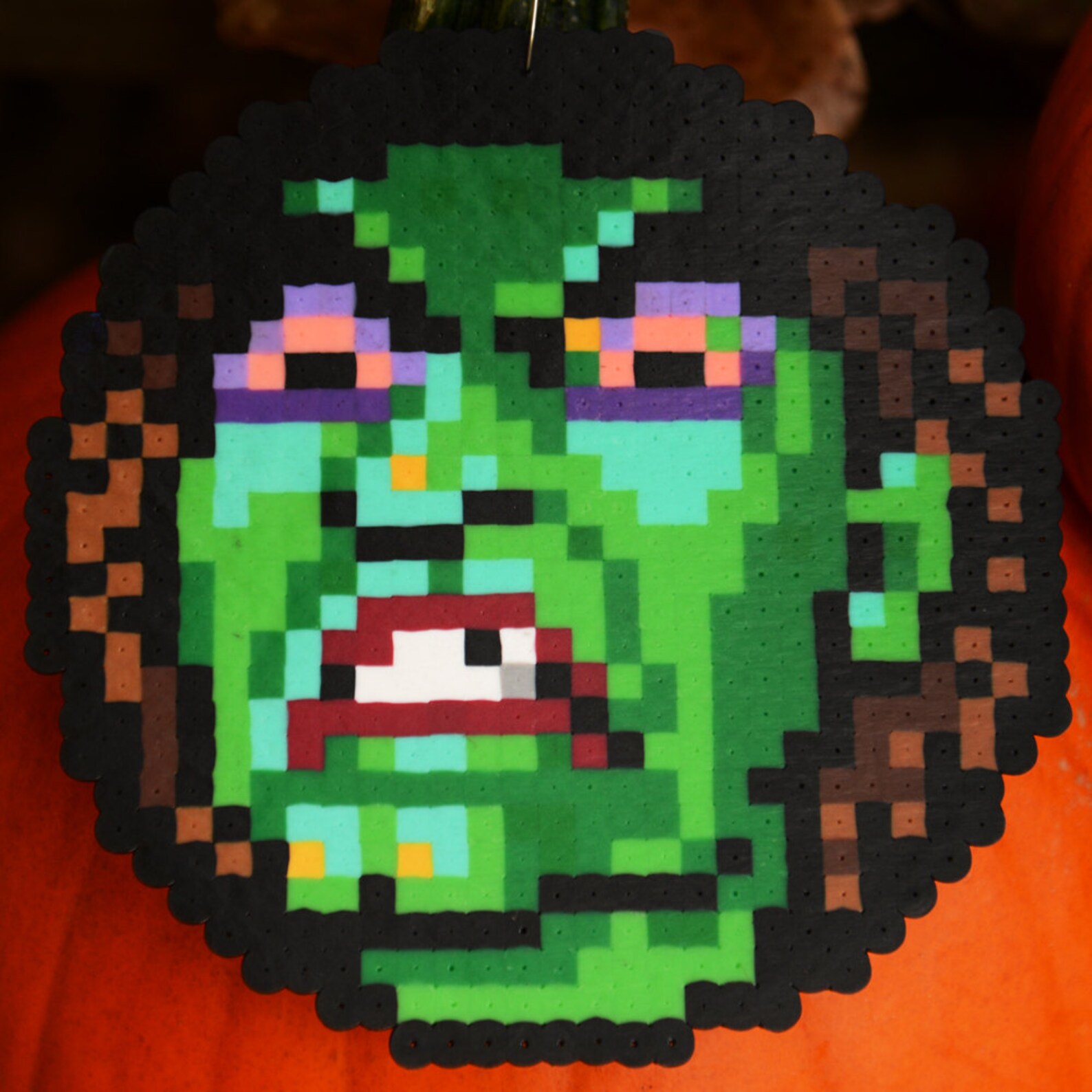 8Bit Perler Bead Halloween Ornaments Etsy