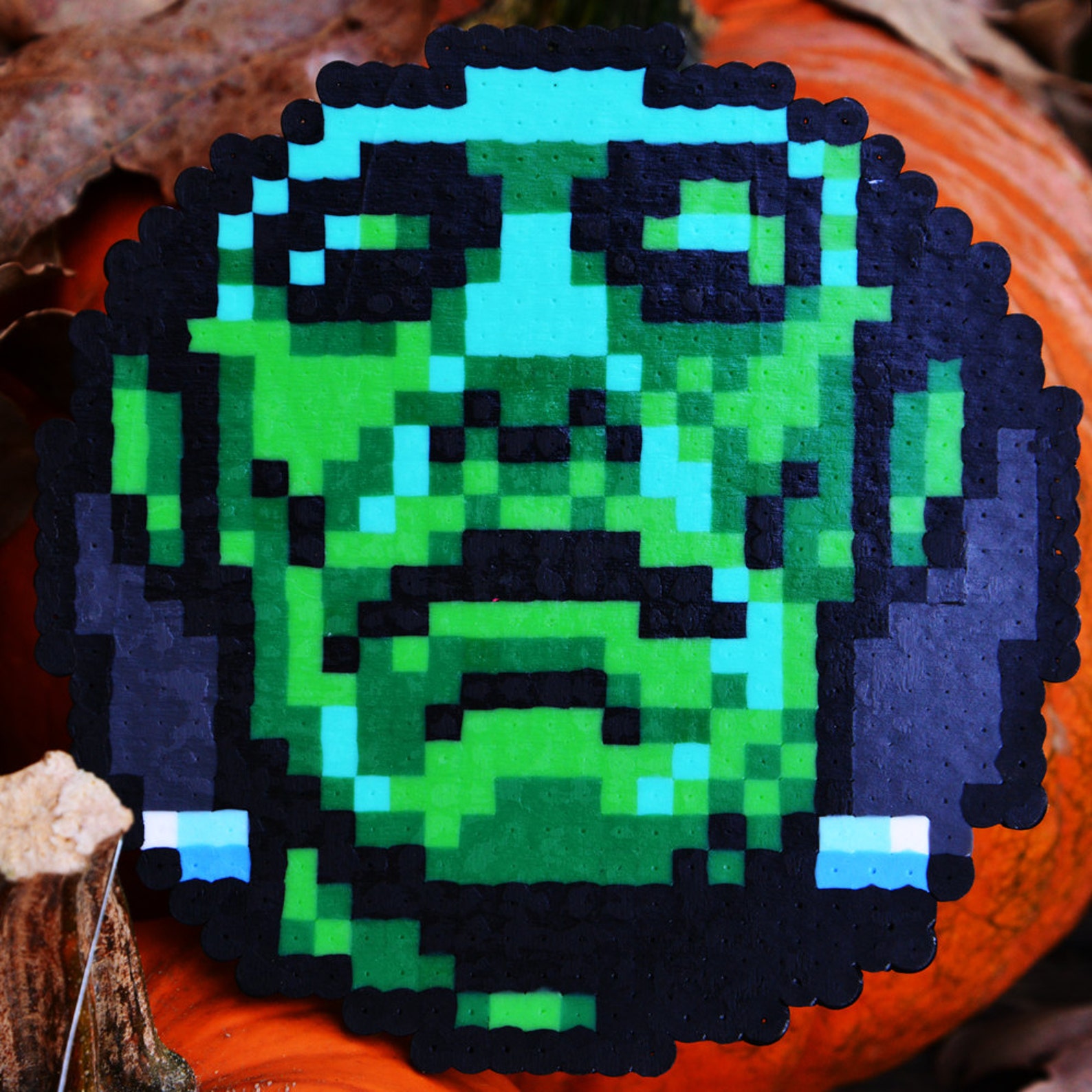 8Bit Perler Bead Halloween Ornaments Etsy