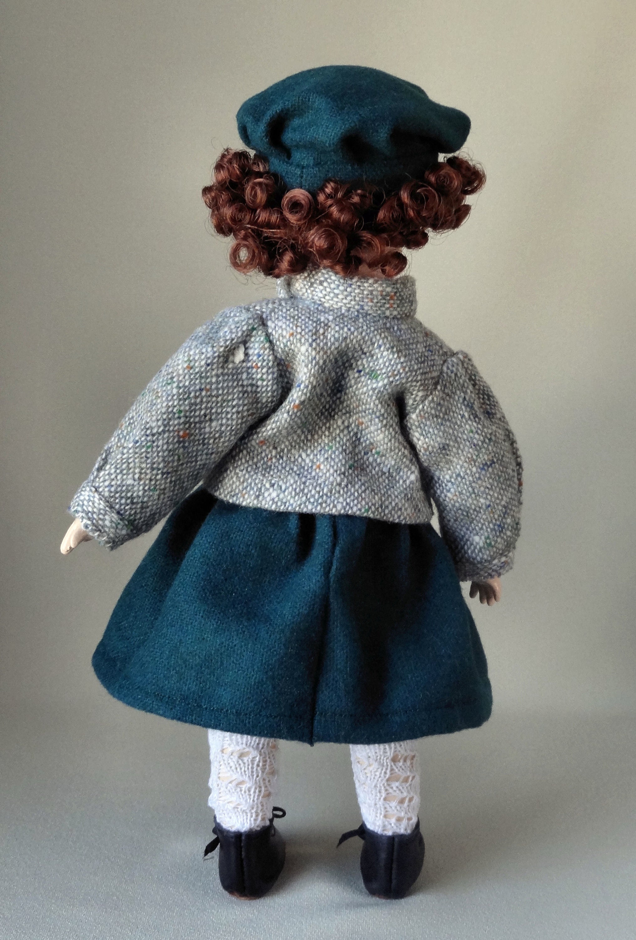 Pour poupee ancienne Bleuette manteau poupée GL Gautier Pour poupee ancienne Bleuette manteau poupée GL Gautier