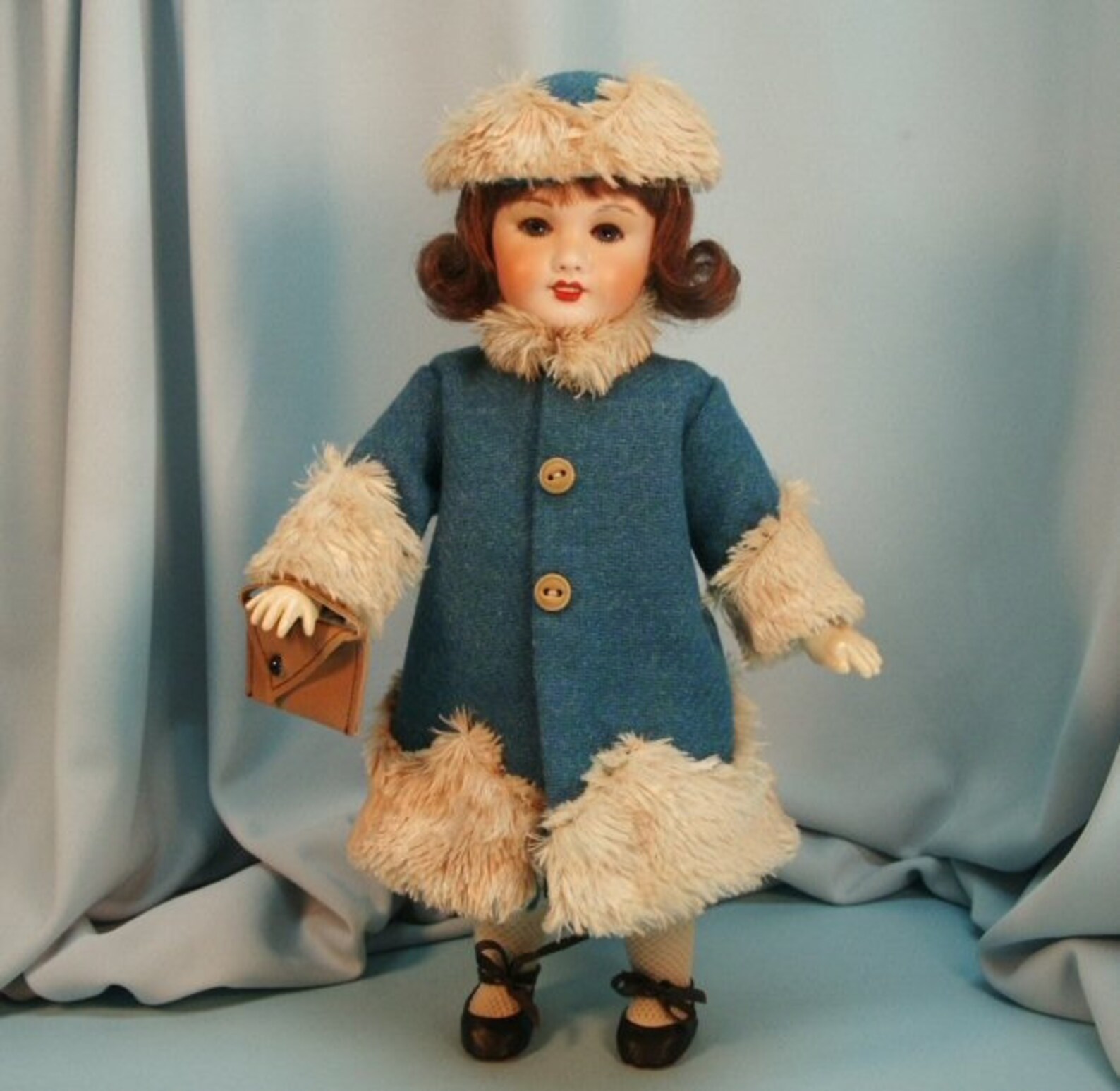 CLASSQUE 1936 ROBE TUNQUE 1937 Bleuette motfs pour vêtements de poupée Gauter Languereau