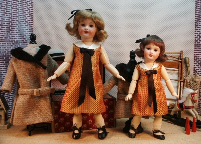 POUR POUPEE ANCIENNE robe Loulotte , Bleuette GL ?? EUR 39,00 - FR