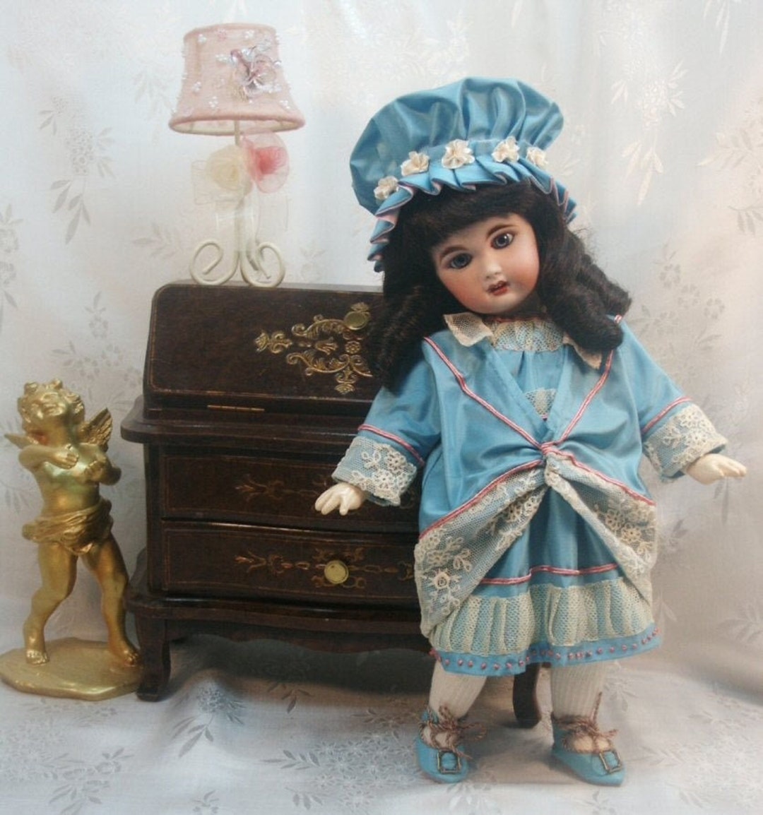 Ensemble Marin Pour Bleuette – Tenue Vintage Occasion