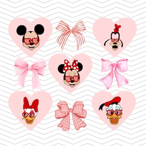 Valentine mouse png, Valentine&#39;s Day Png, love Png, Valentine trendy,  Valentine Svg, valentine bundle, Mickey PNG, Minnie PNG