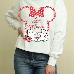 Happy Valentine&#39;s Day Png, Valentine mouse png, love Png, Valentine trendy, Happy Valentine Svg, valentine bundle, Mickey PNG, Minnie PNG