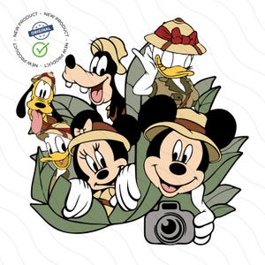 Mickey Safari PNG,Mickey Safari Clipart,Mickey Birthday,Disney Mickey Minnie Png,Animal Kingdom Safari Png,Animal Kingdom svg,Safari png