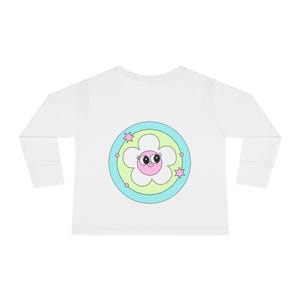 Cute Toddler Long Sleeve Tee, Floral Design, Childrens Apparel, Spring Fashion, Birthday Gift, Baby Shower Outfit