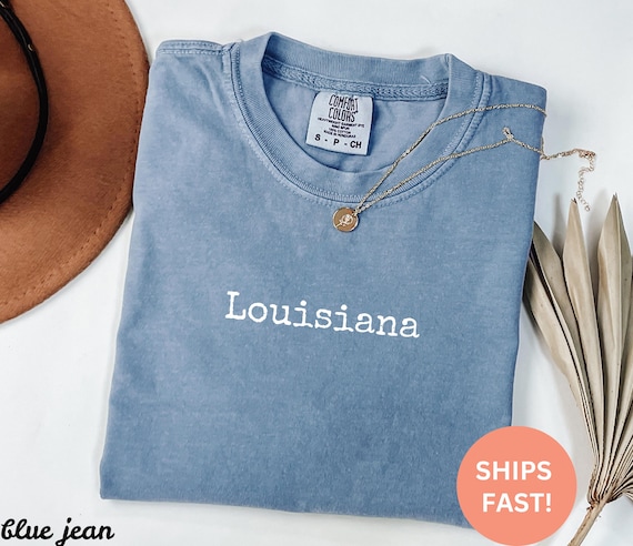 Comfort Colors® Louisiana Shirt, Louisiana State Shirt, Louisiana Pride Shirt, Pelican State Shirt, Bayou Shirt, Louisiana Gift, Creole Tee