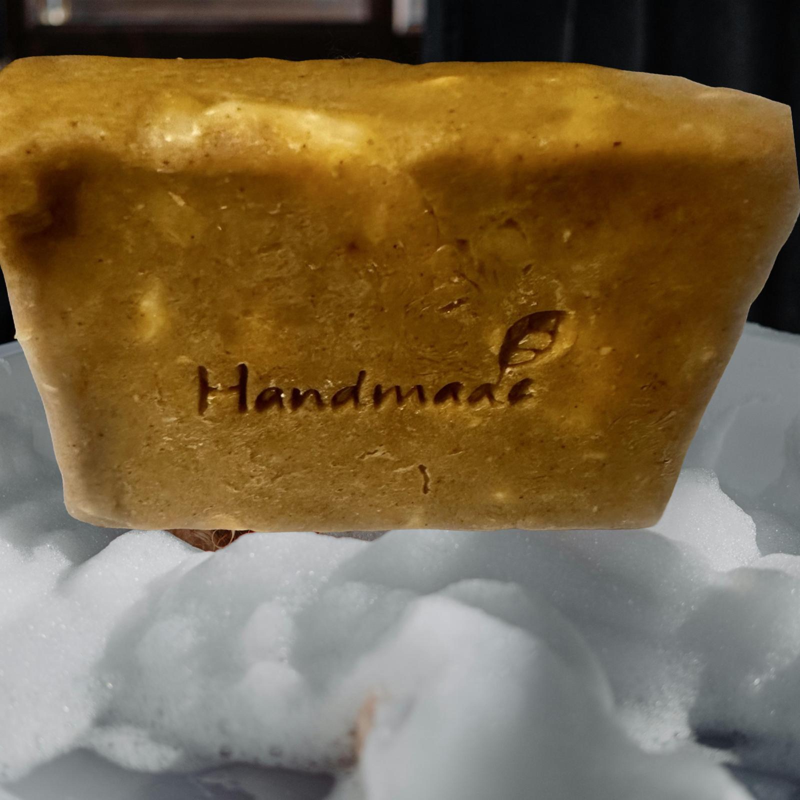 Soap Handcrafted , Frankincense& Myrrh, Turmeric, Frankincense resin, and Shea butter All Natural Soap