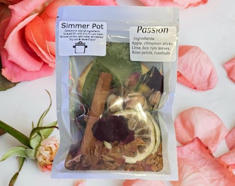 Kit Passion Sudderpot: geuren: roos, citrus en kruiden voor thuis