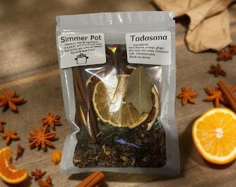 Simmer Pot Kit -Tadasana- Scents: Lemon & Eucalyptus