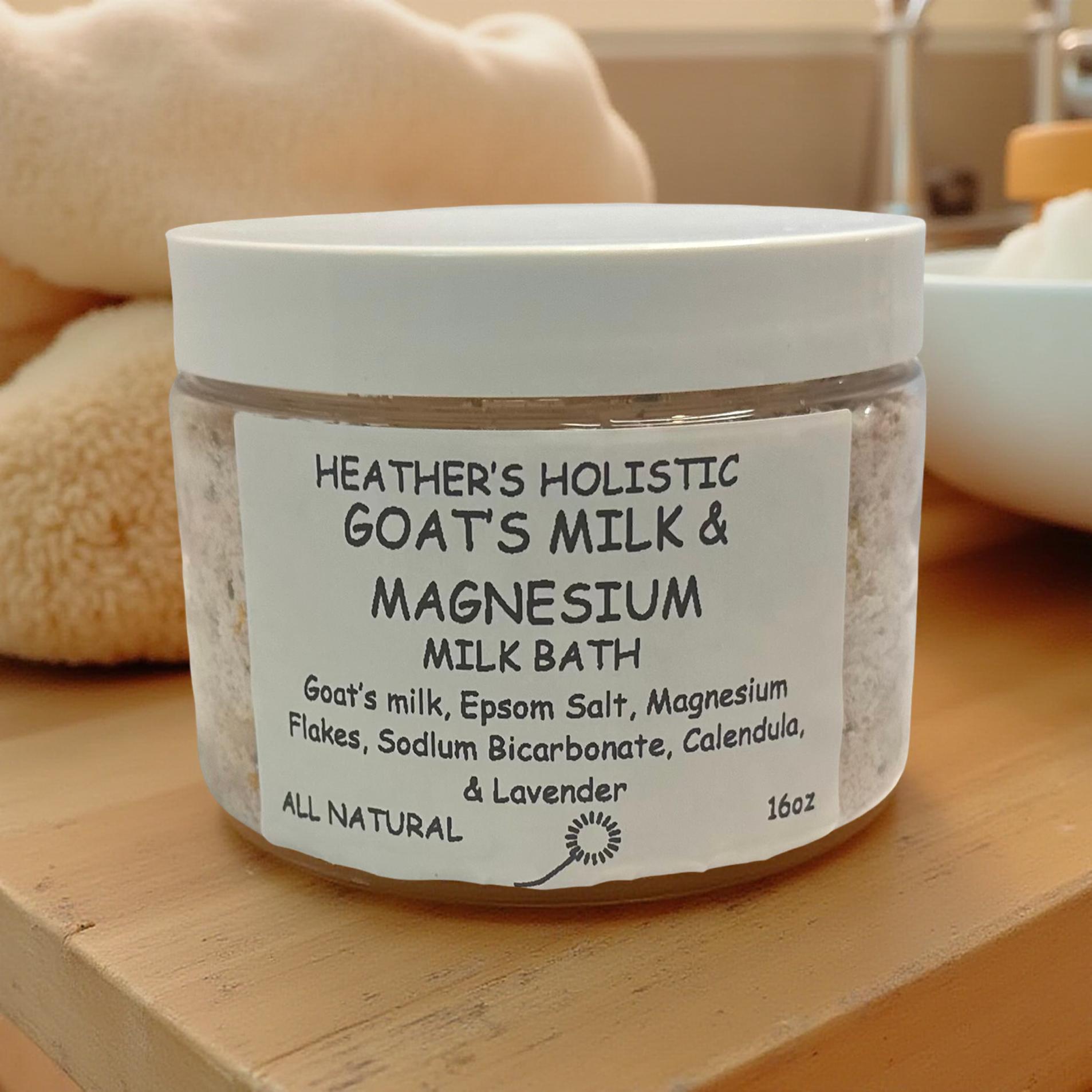 Magnesium-Milch-Badesalz – 300 G, Mit Kokos & Vanille, Für Entspannung & Weiche Haut
