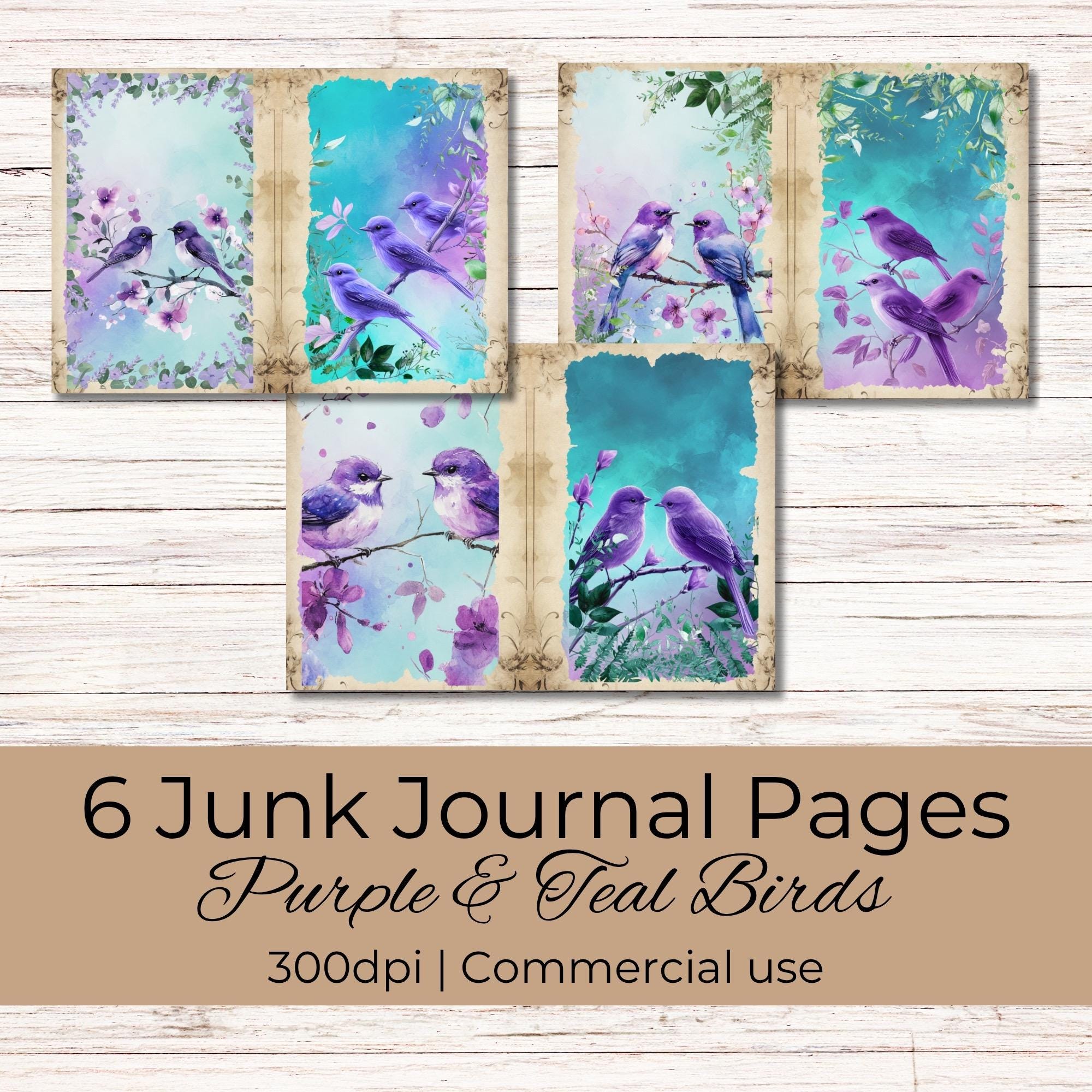 Bird Junk Journal Printable: Vintage Ephemera Pages (digital Download ...
