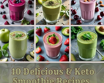 Keto Smoothie Recipes: Low-Carb Digital Cookbook (PDF Download for iPad & Tablets)