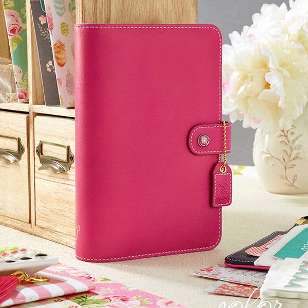 Fuchsia Webster's Pages Color Crush Personal Binder Planner