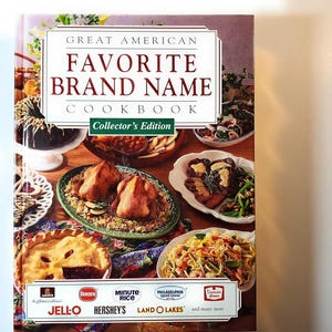 Great American Favorite Brand Name Cookbook Hardcover 1993