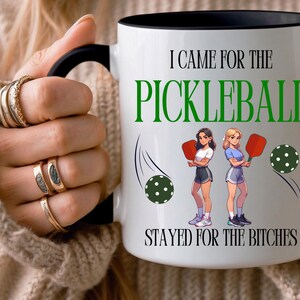Pickleball Mug, Pickleball Lover Mug, Fun and Sassy Pickleball Gift for Women & Men, Unique Coffee Cup for Players and Fans, Ceramic Mug