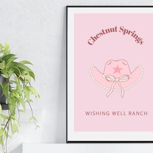 Chestnut Springs Print, Chestnut Springs Series, Elsie Silver, Cowboy Romance Era, BookTok Inspired Prints, Bookish Wall Art, Digital Print