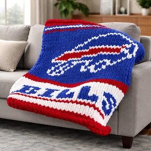 Sports teams Graphic Chunky knit blankets and throws