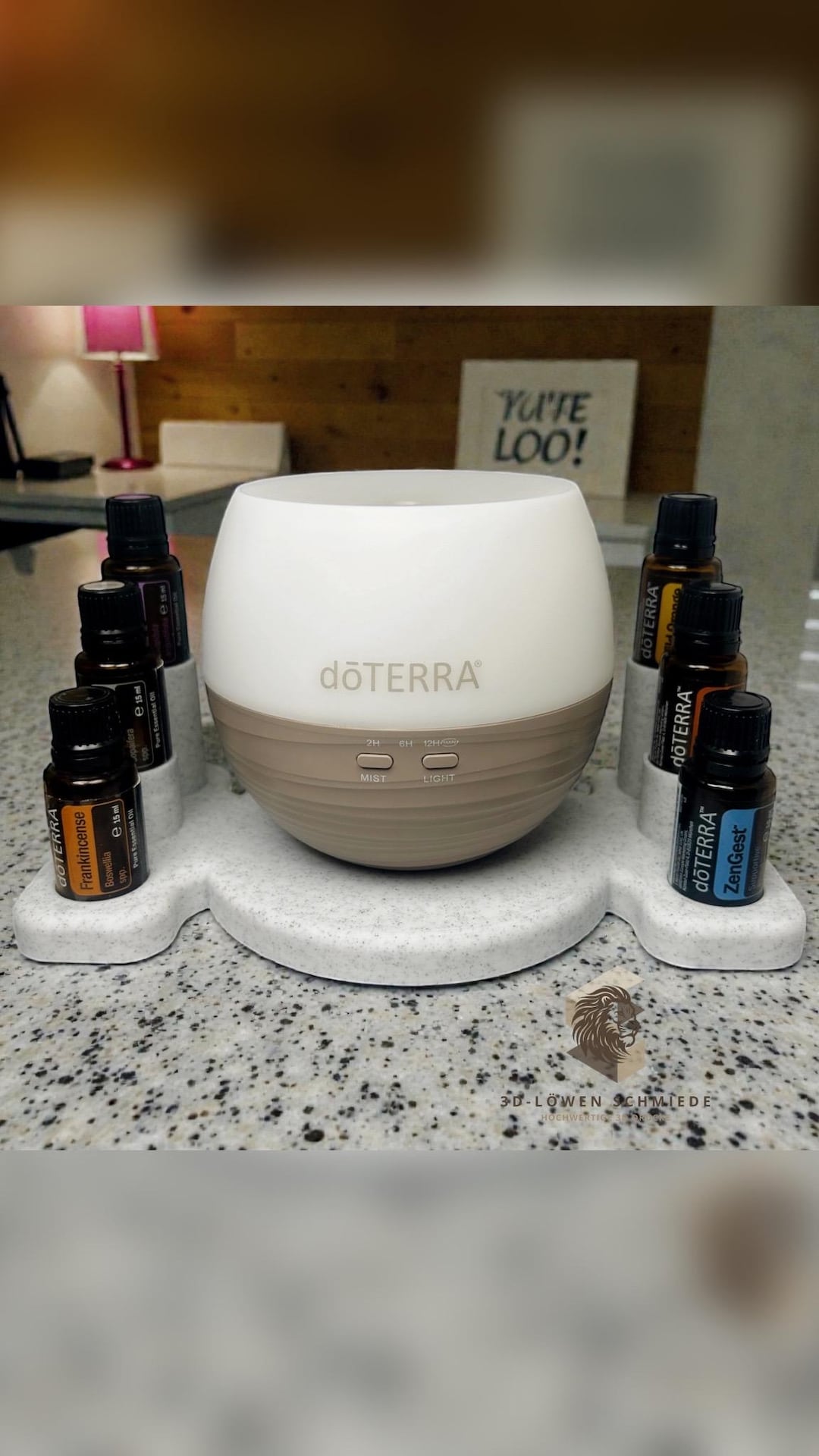 Doterra Aroma Diffuser Coaster and Storage Unit With Space for 6 X 15ml ...