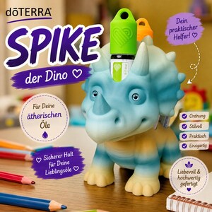 doTERRA Aufsteller KidsCollection „Spike“ für Ätherische Öle Platz für 7x 10ml Roll On - Deko - Geschenk - Aufbewahrung