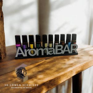 doTERRA Regal Aufbewahrung für Ätherische Öle AromaBar Aufsteller Regal zum Anhängen oder Stehen  für Ätherisches Öl für 10ml Touch Roll-On
