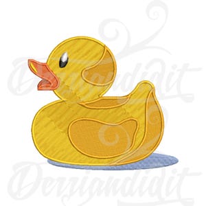 Diseño de bordado de patito de goma/Descarga instantánea Diseño de bordado de patito de goma 9 tamaños