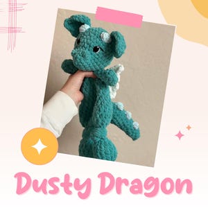 Handmade Crochet Dragon – Baby Safe Stuffed Animal – Fantasy Nursery Toy – Soft Plush Dragon Gift