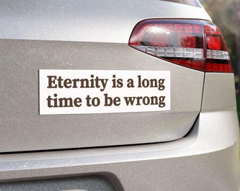 Christian Car Magnet, Religious Fridge Magnet, Inspirational Car Decal, Faithful Car Sticker, Spiritual Bible Quote Magnet, Religious Gift