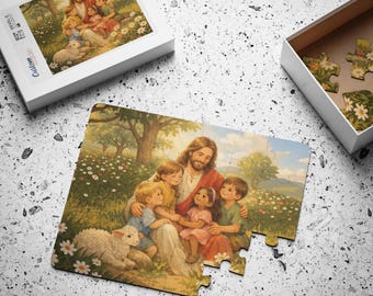 Jesus with Children Kids' Puzzle, 30-Piece | Christian Religious Puzzle
